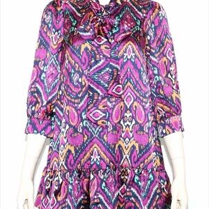 Fate Multicolor Patterned Dress